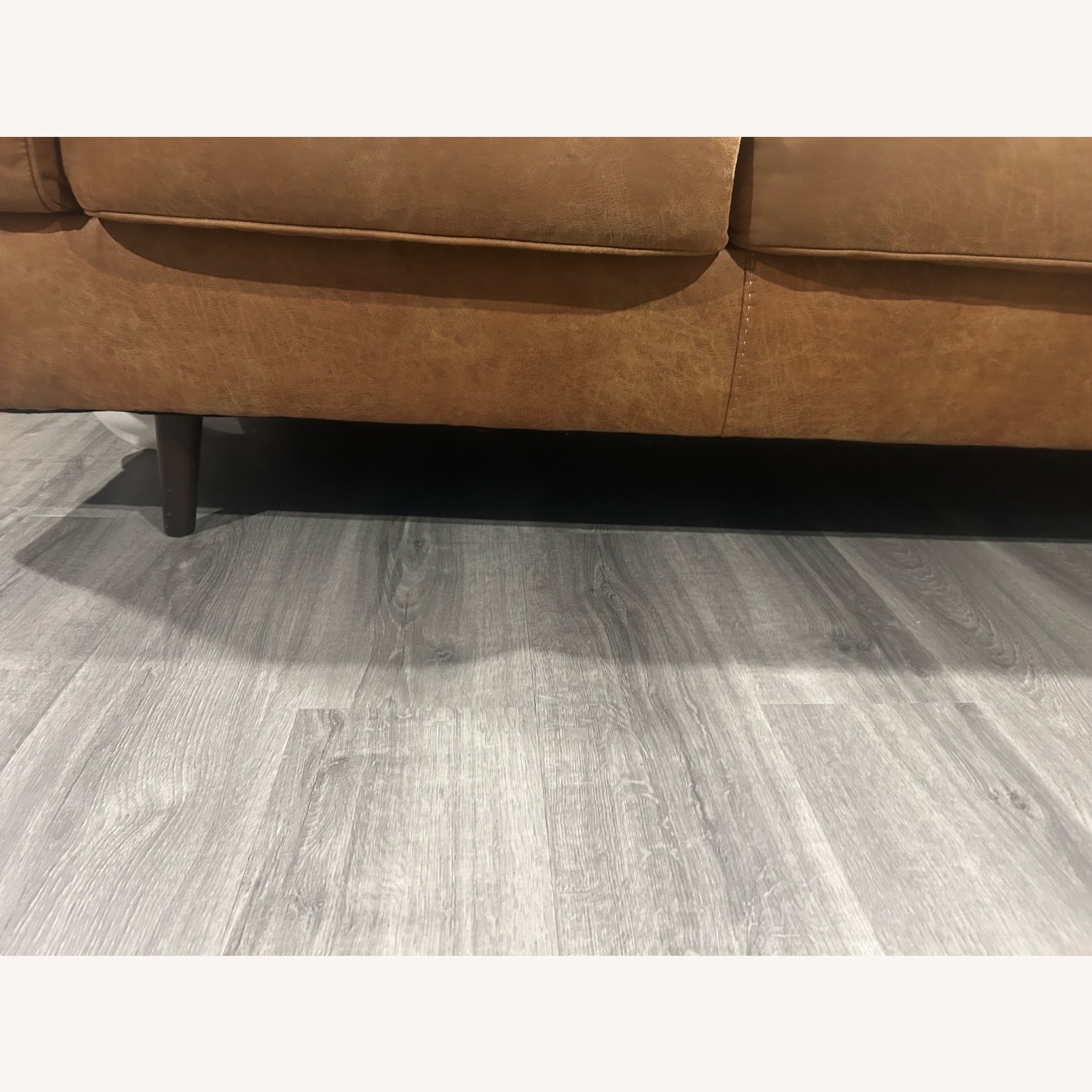 Ashley Furniture Mainz Camel Microsuede Sofa - image-6