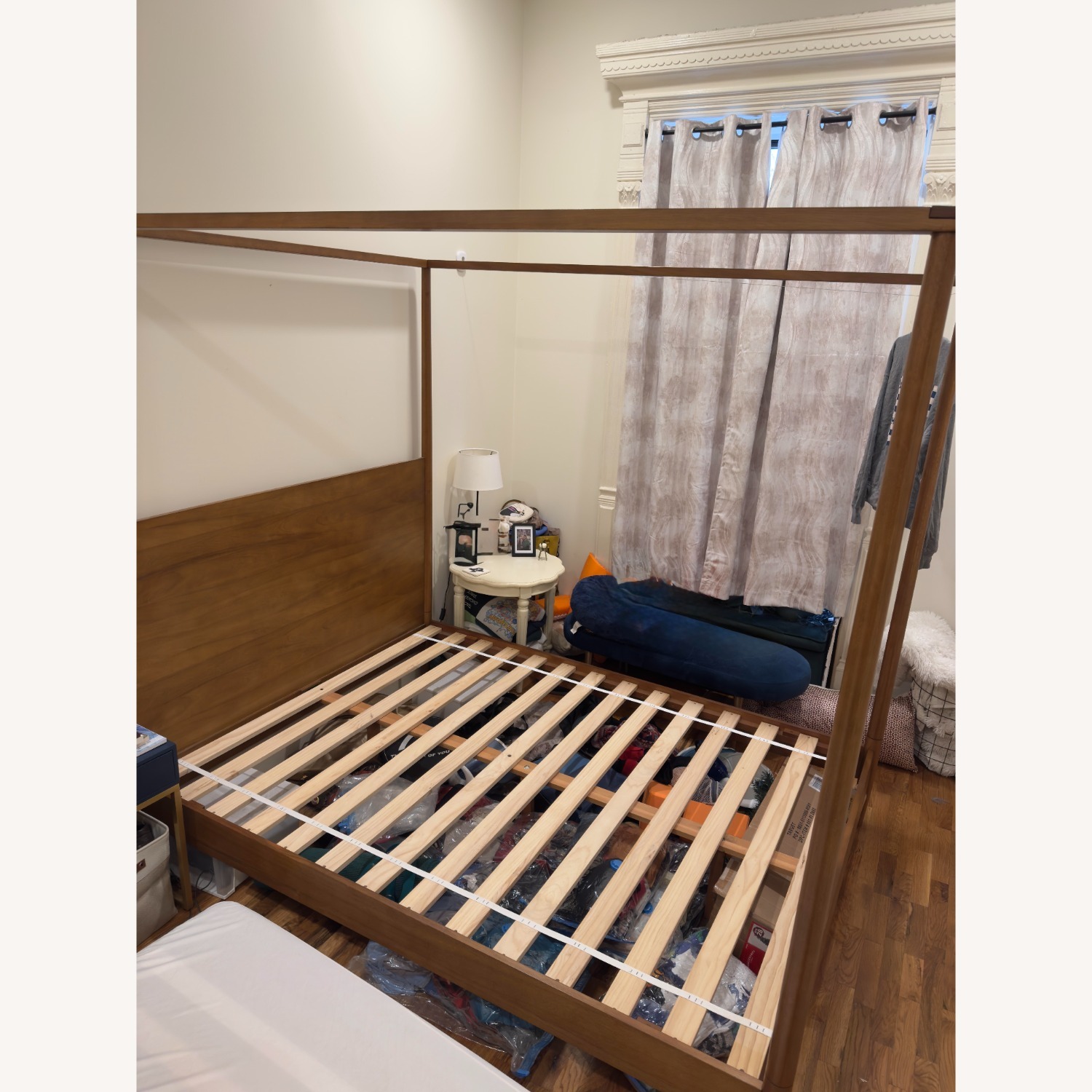 West Elm Mid-Century Canopy Bed - image-1