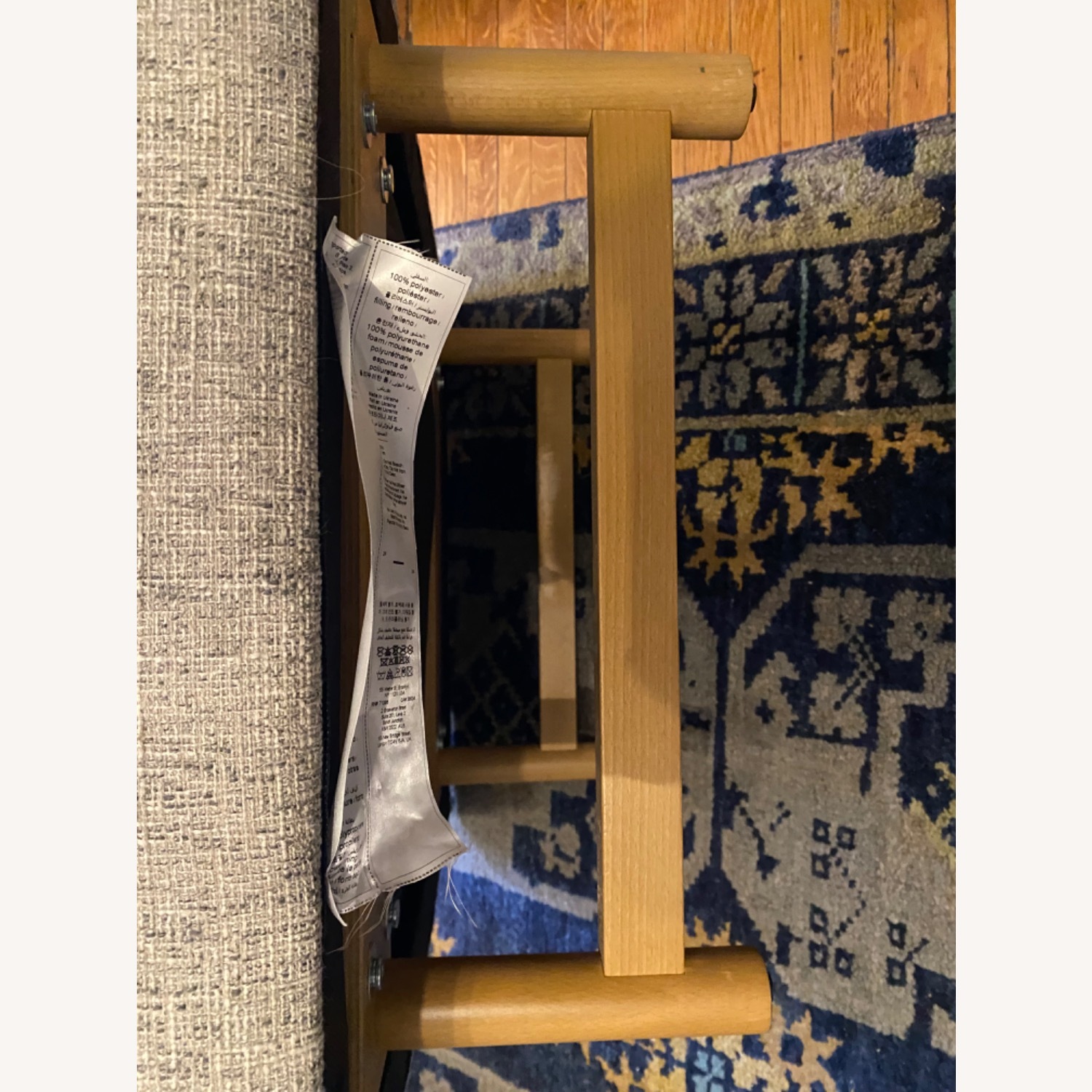 West Elm Gray Eddy 90’ Reversible Sectional - image-16