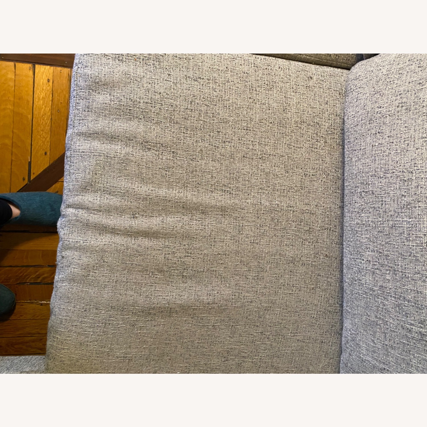 West Elm Gray Eddy 90’ Reversible Sectional - image-9