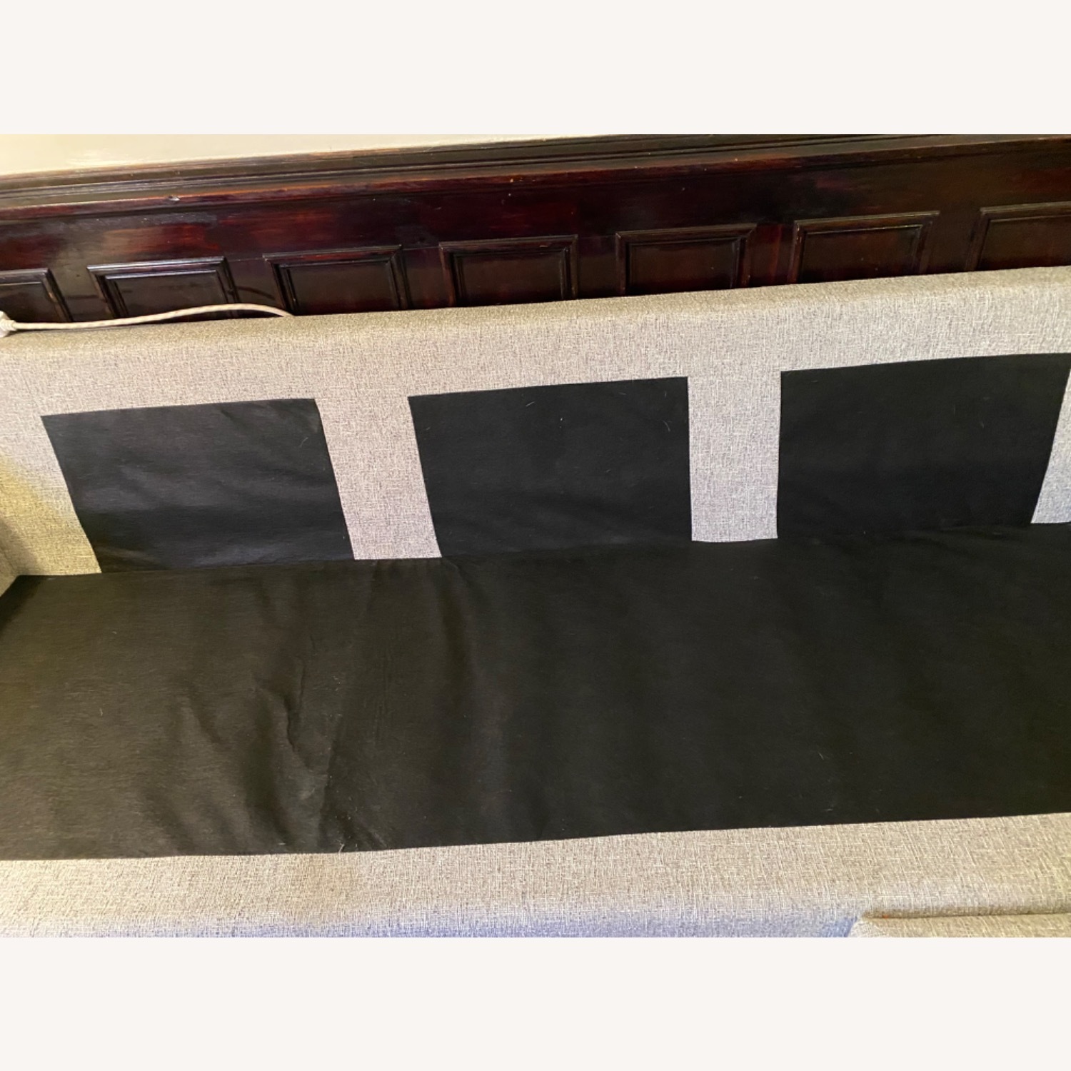 West Elm Gray Eddy 90’ Reversible Sectional - image-7