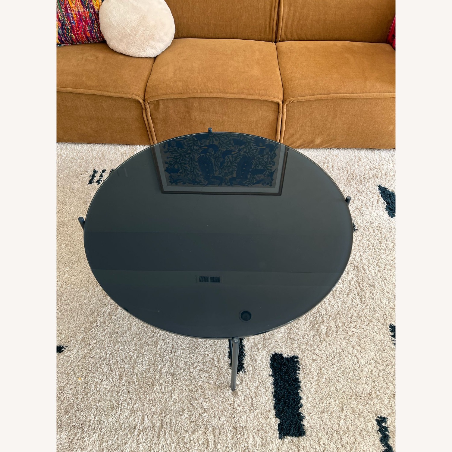 Article Glass Coffee Table, Blue - image-2