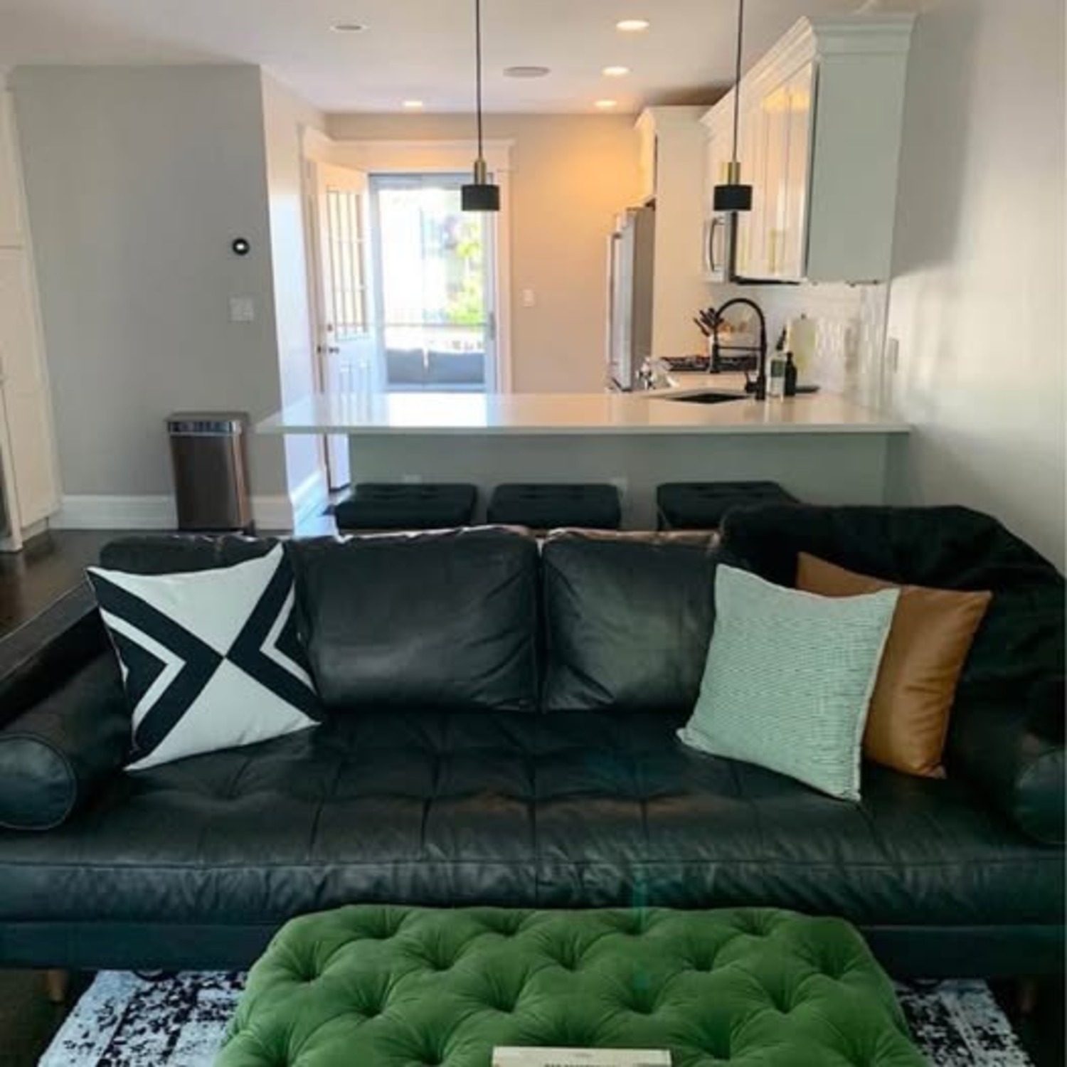 Article Sven 88" Leather Sofa - image-1