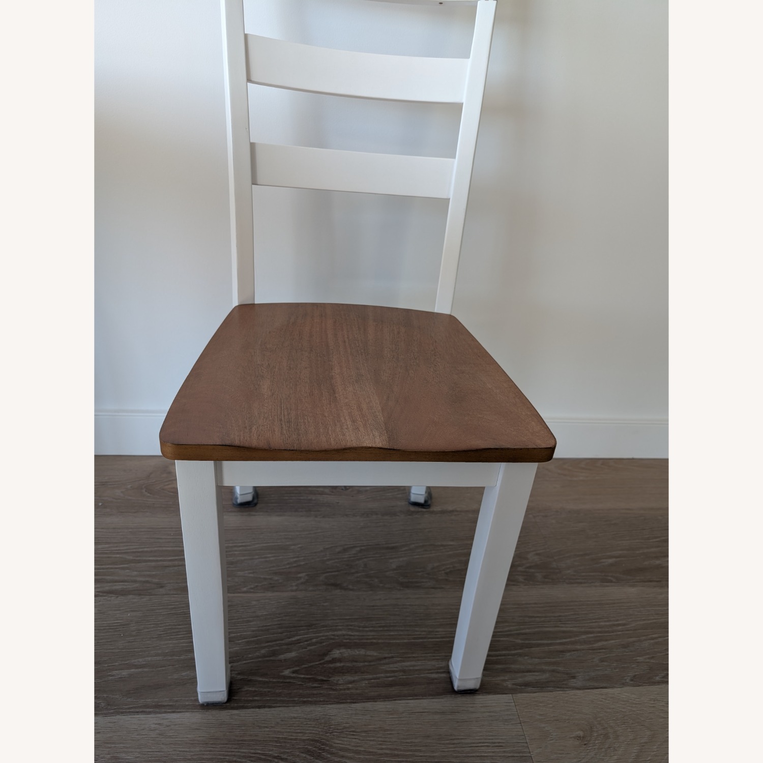 Ashley Furniture Dining Table W Drop Leaf + 4 Chairs - image-6