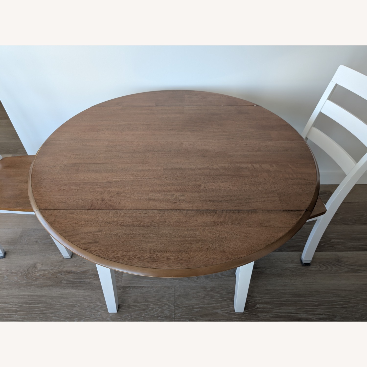 Ashley Furniture Dining Table W Drop Leaf + 4 Chairs - image-3