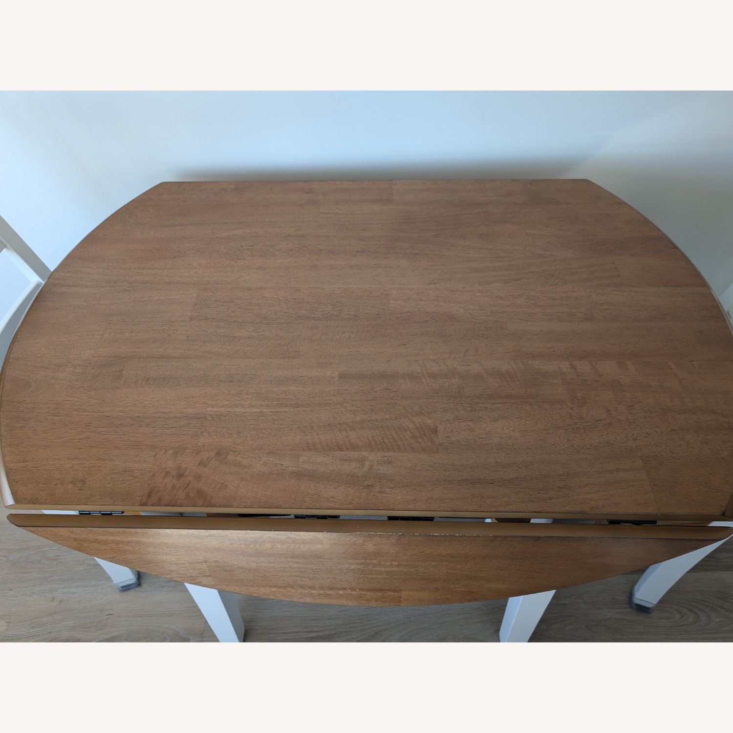Ashley Furniture Dining Table W Drop Leaf + 4 Chairs - image-4
