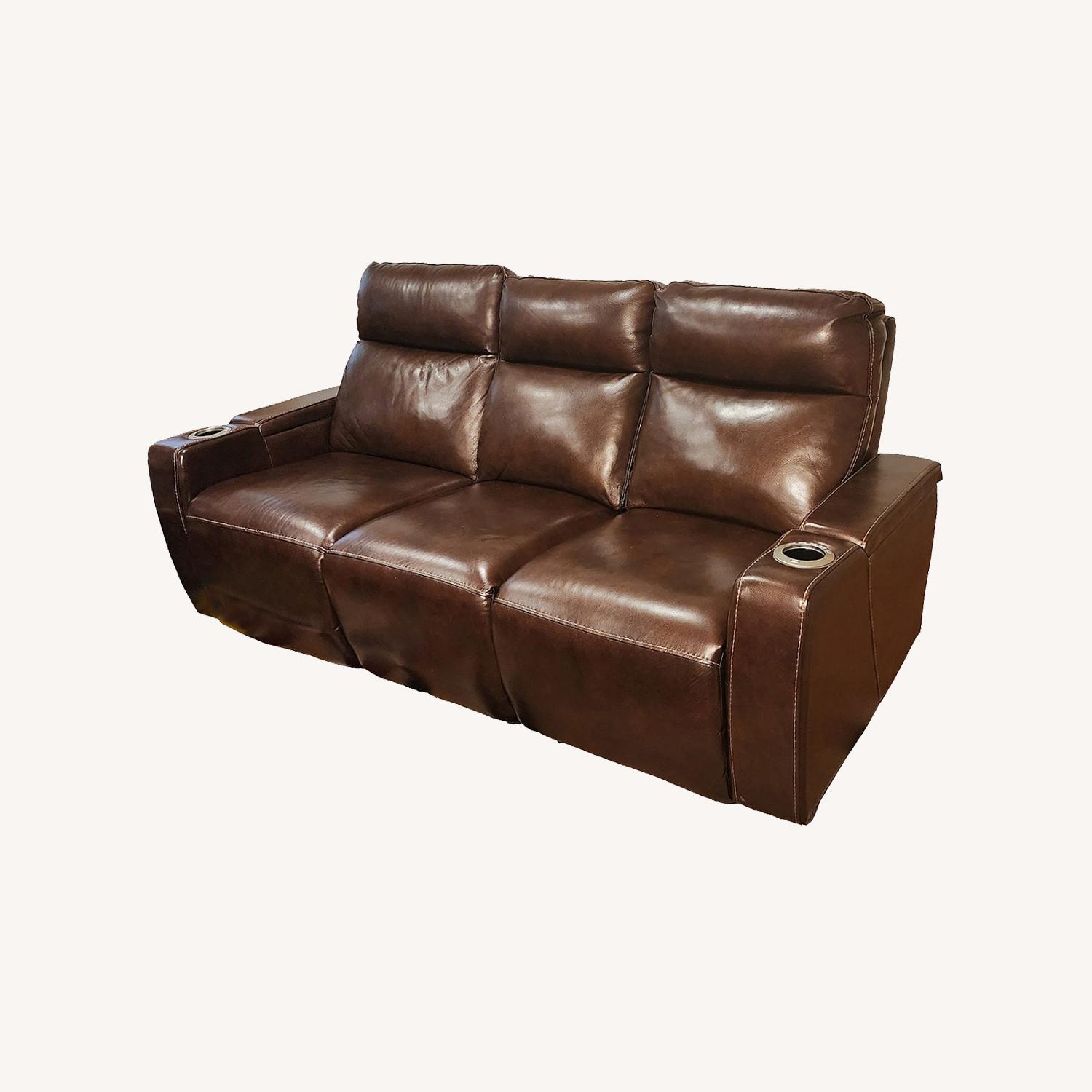 Macy's Recliner Sofa Power - image-0