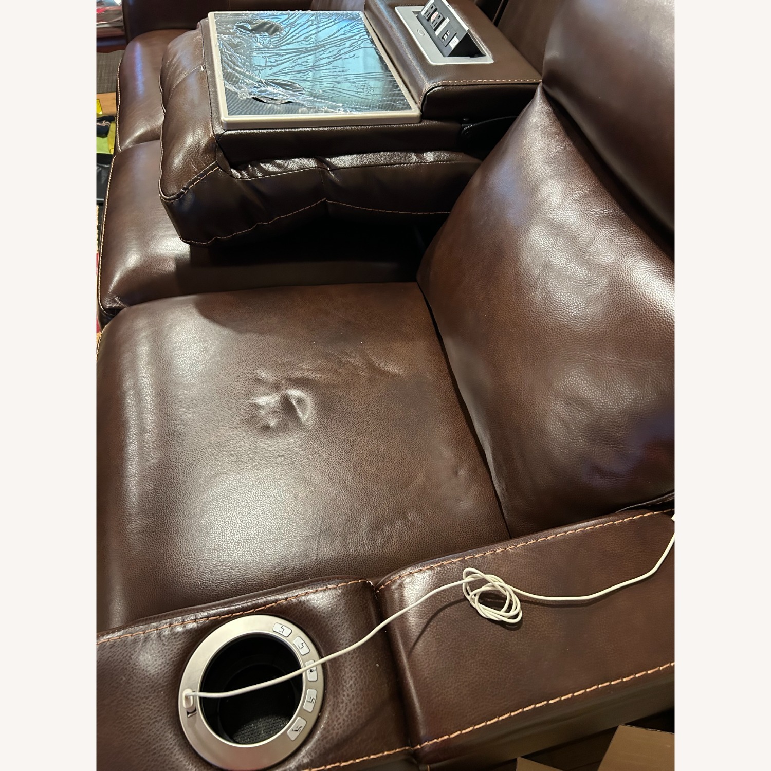 Macy's Recliner Sofa Power - image-2