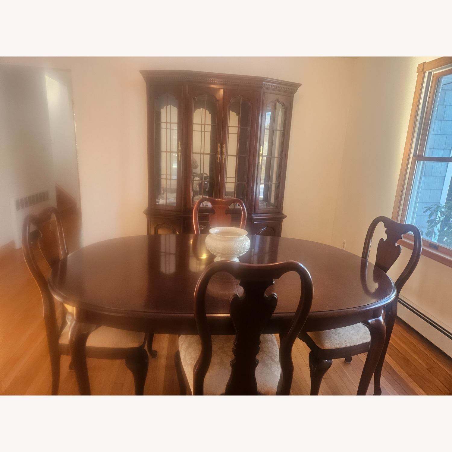 Wood Dining Table with 4 Chairs - image-3
