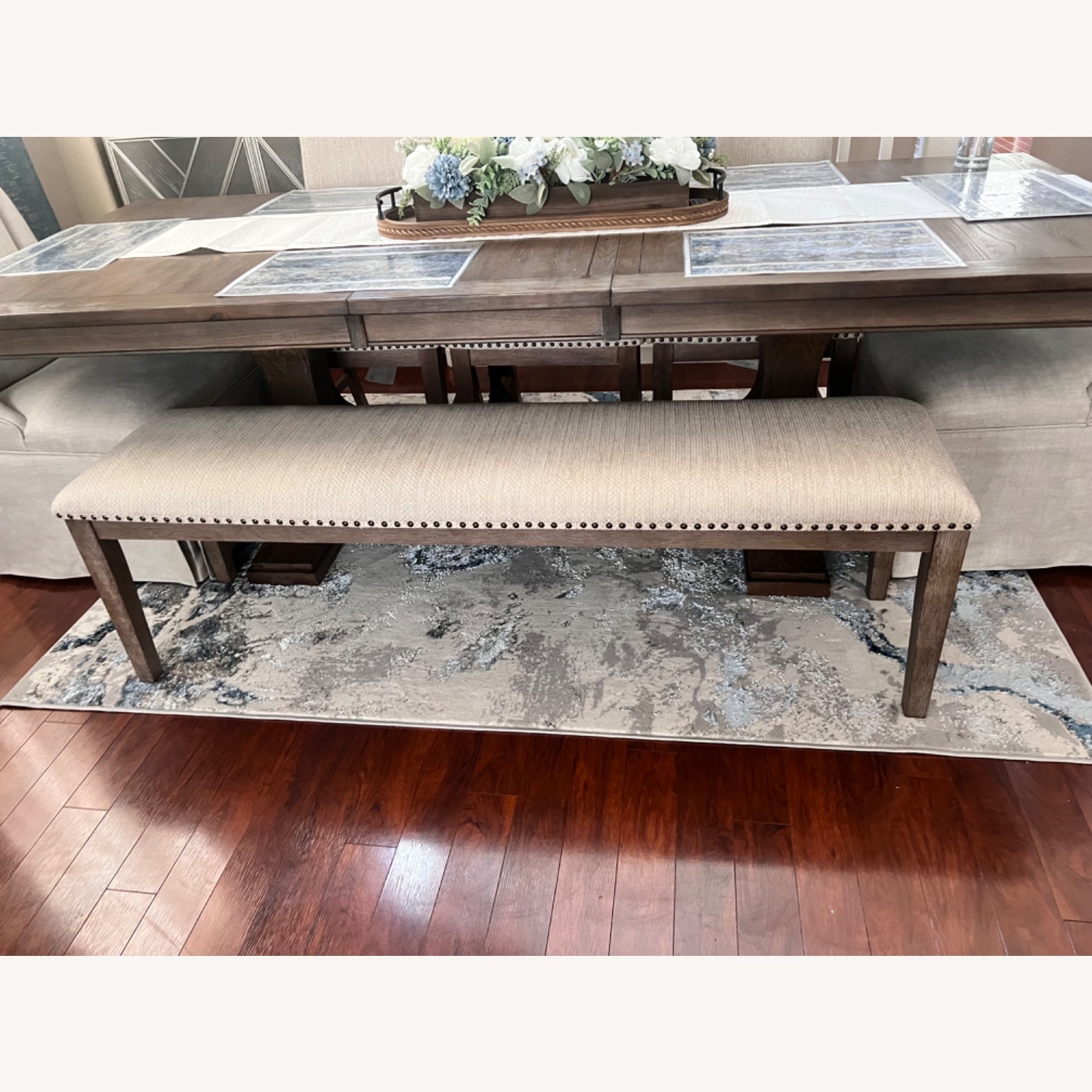 Ashley Furniture Johnelle 63" Upholstered Dining Bench - image-1