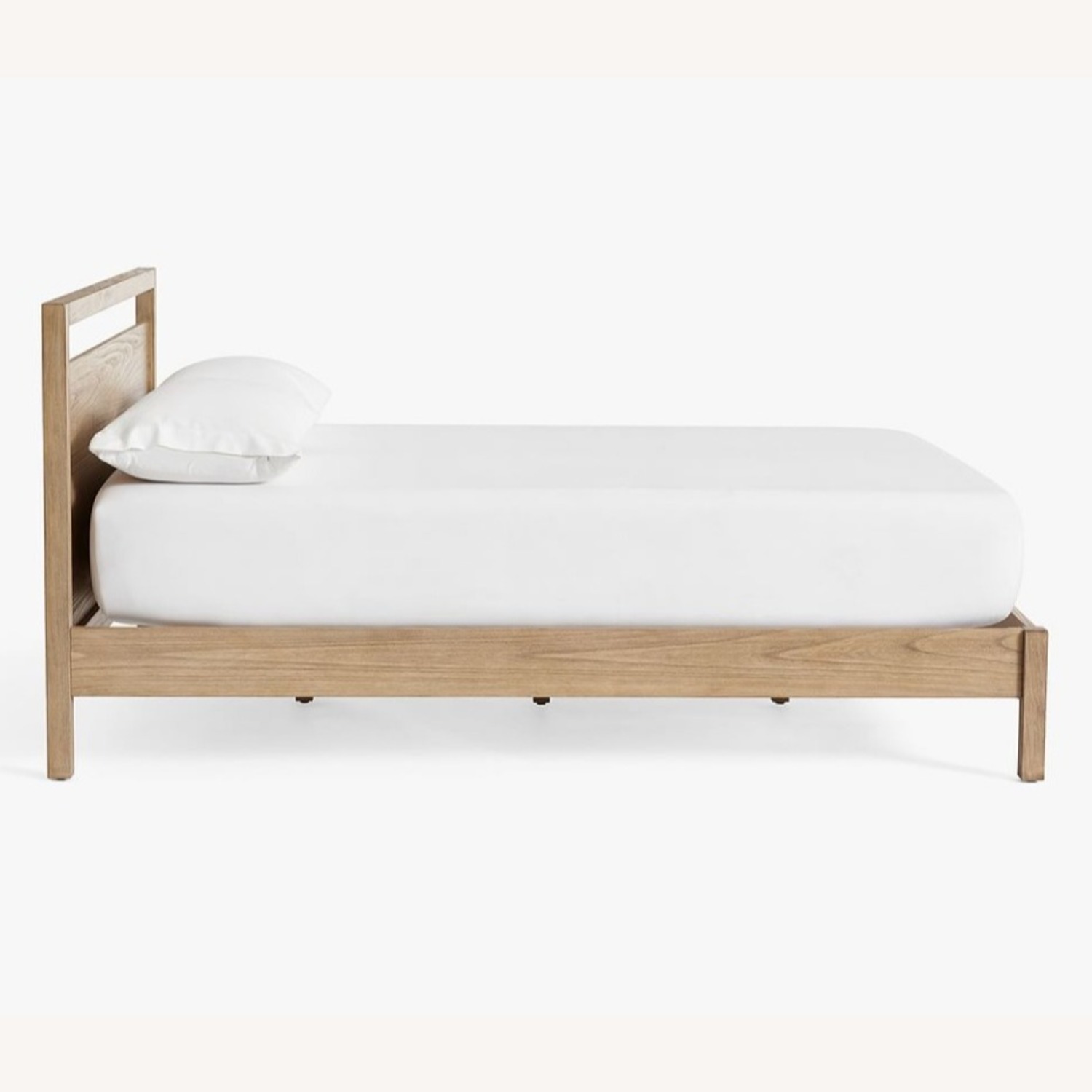 Pottery Barn Wood Platform Queen Bed & Headboard  - image-2