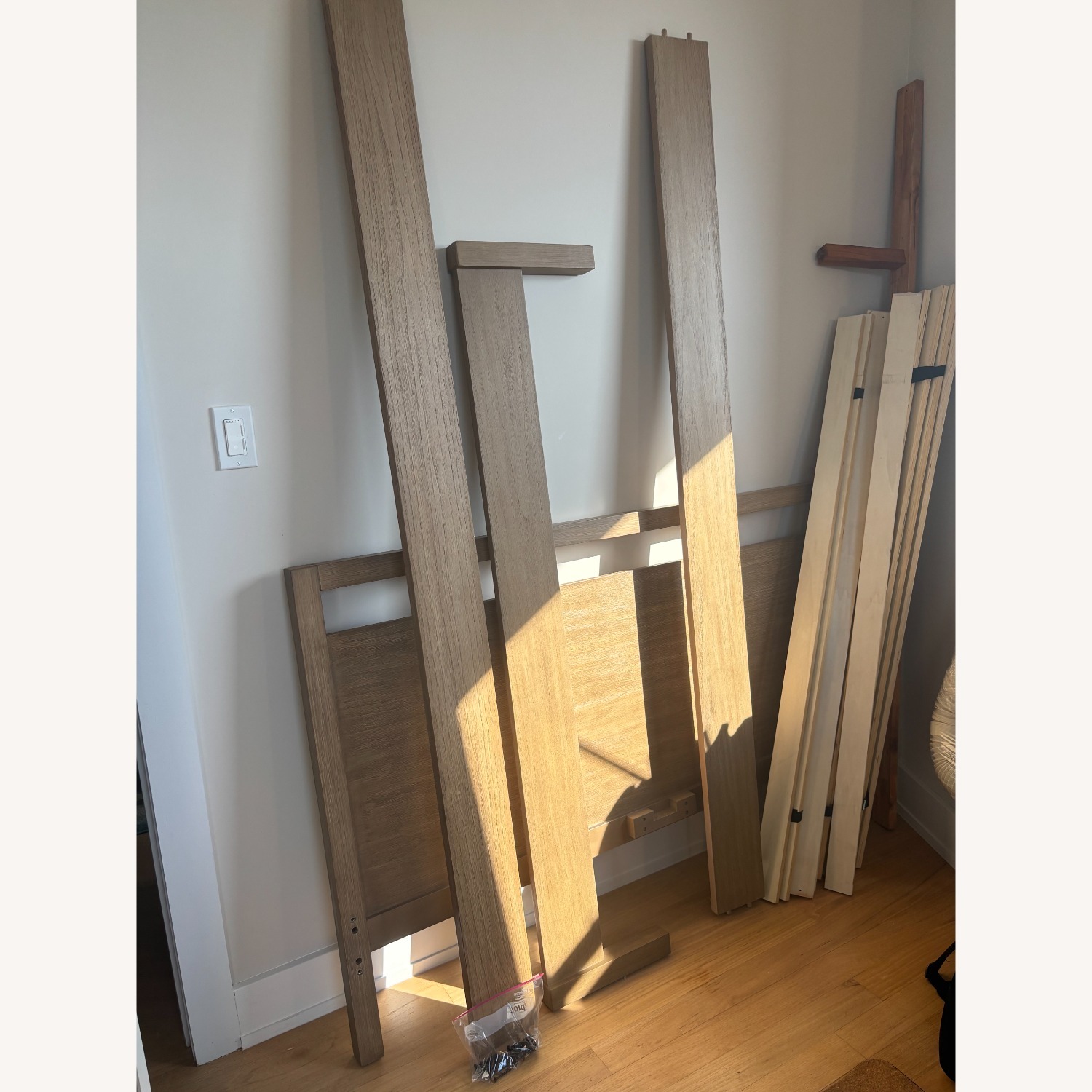 Pottery Barn Wood Platform Queen Bed & Headboard  - image-6