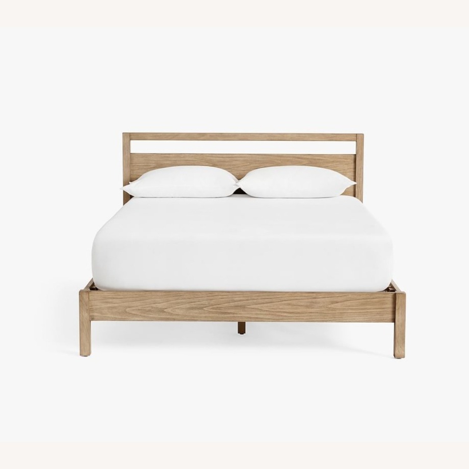 Pottery Barn Wood Platform Queen Bed & Headboard  - image-5