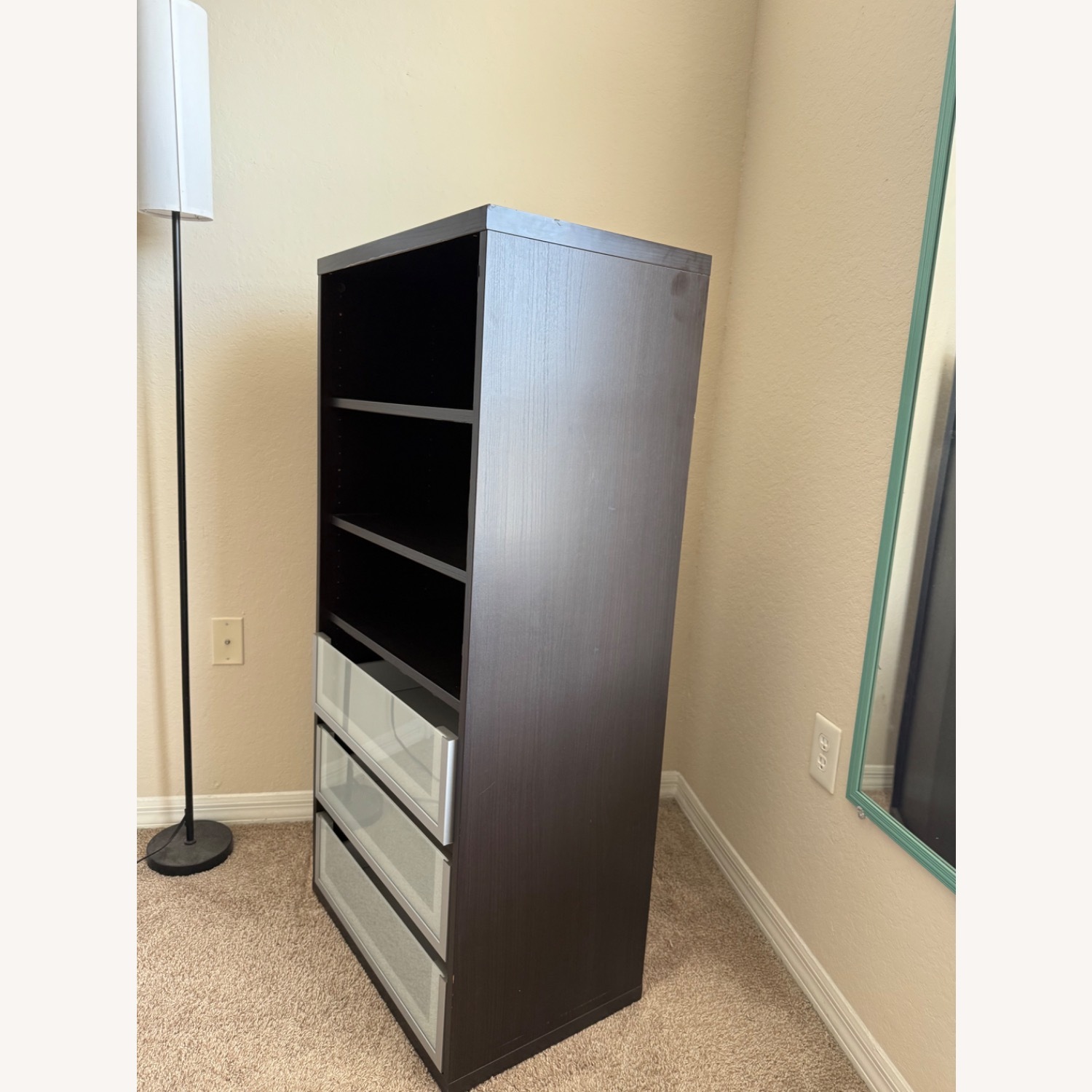 Open Cupboard with Shelves and Drawers - image-4