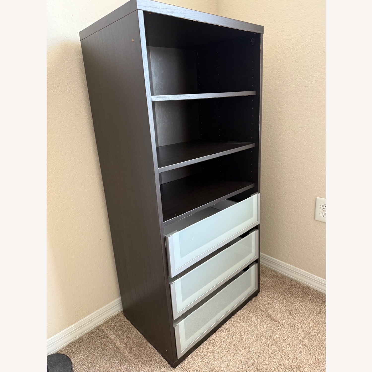 Open Cupboard with Shelves and Drawers - image-3