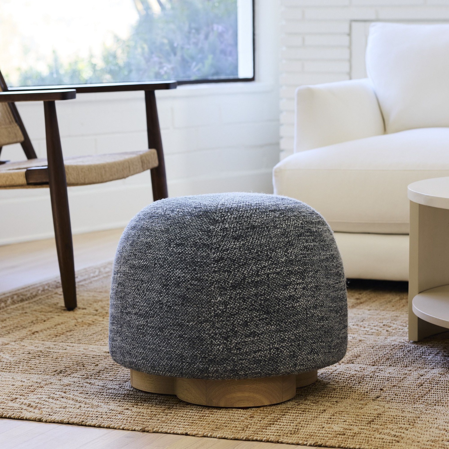 West Elm Gumdrop Swivel Ottoman - image-2