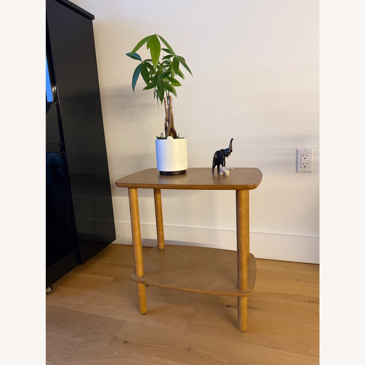 Burrow Serif Oak Side Table - image-1