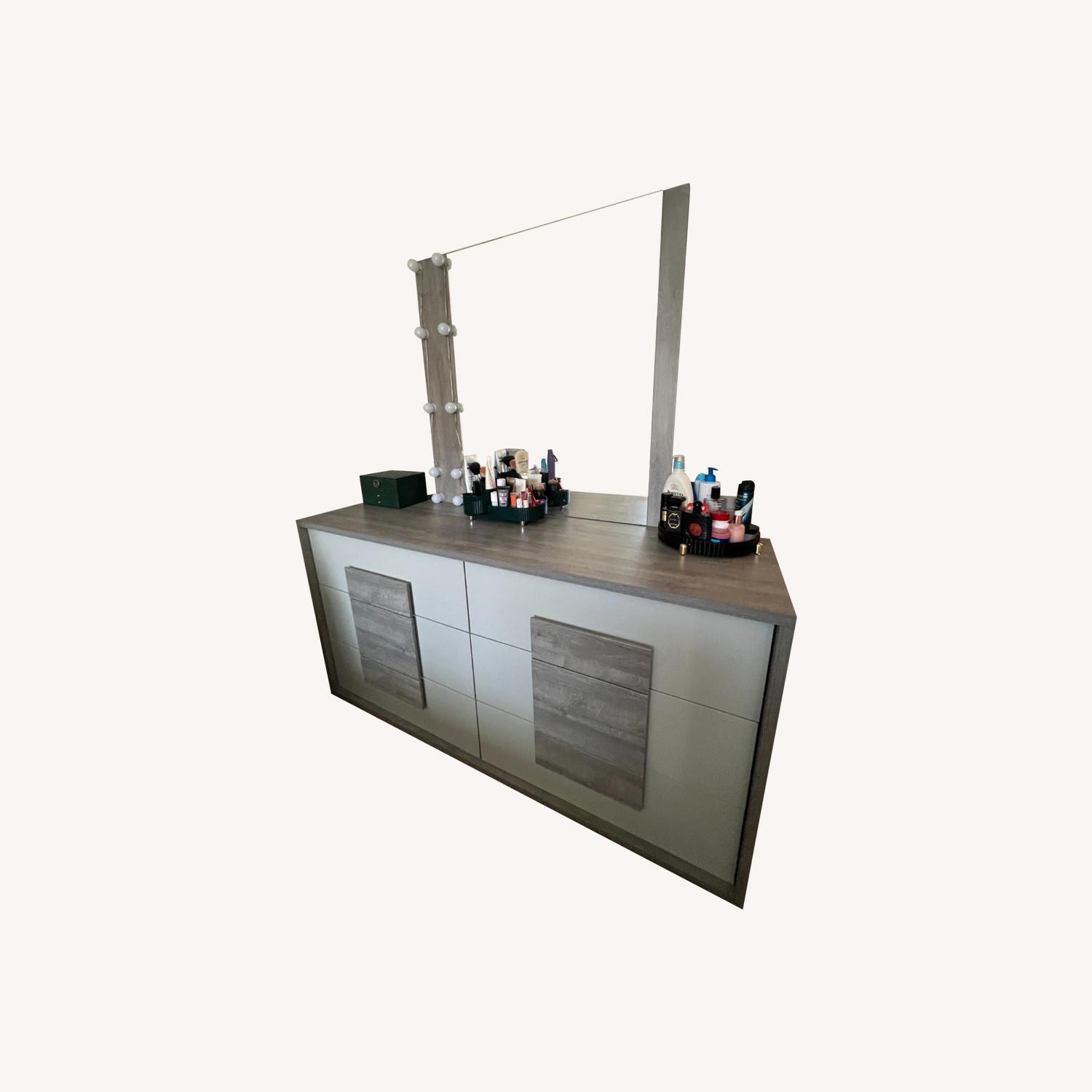 Rooms To Go Studio Place Silver Dresser - image-0