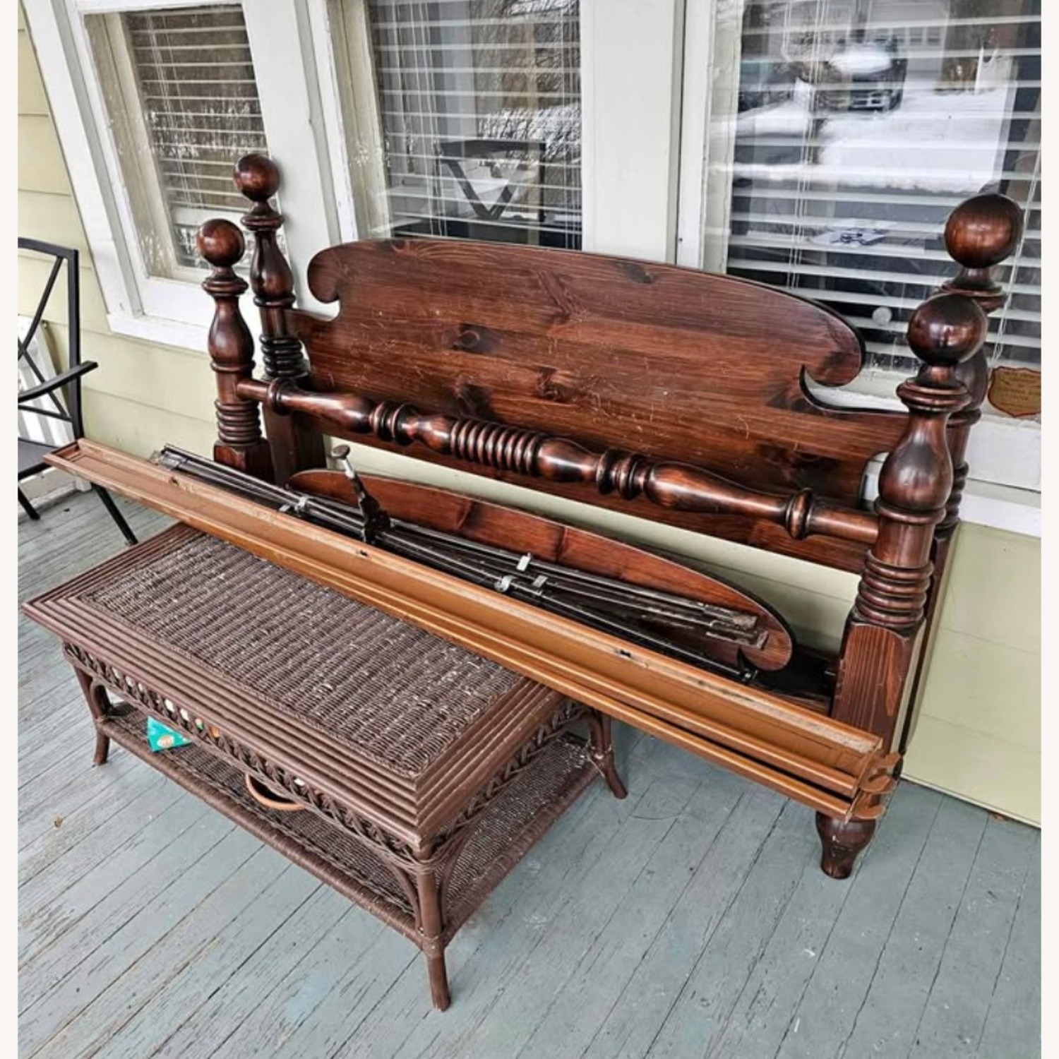 Ethan Allen Queen Size Bed - image-3