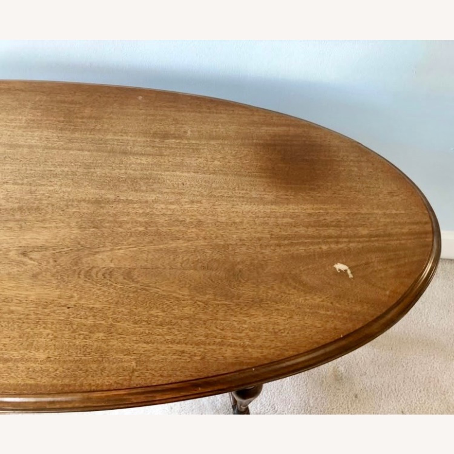 Antique, Oval Shaped Secretary Desk (Refurbished) - image-2