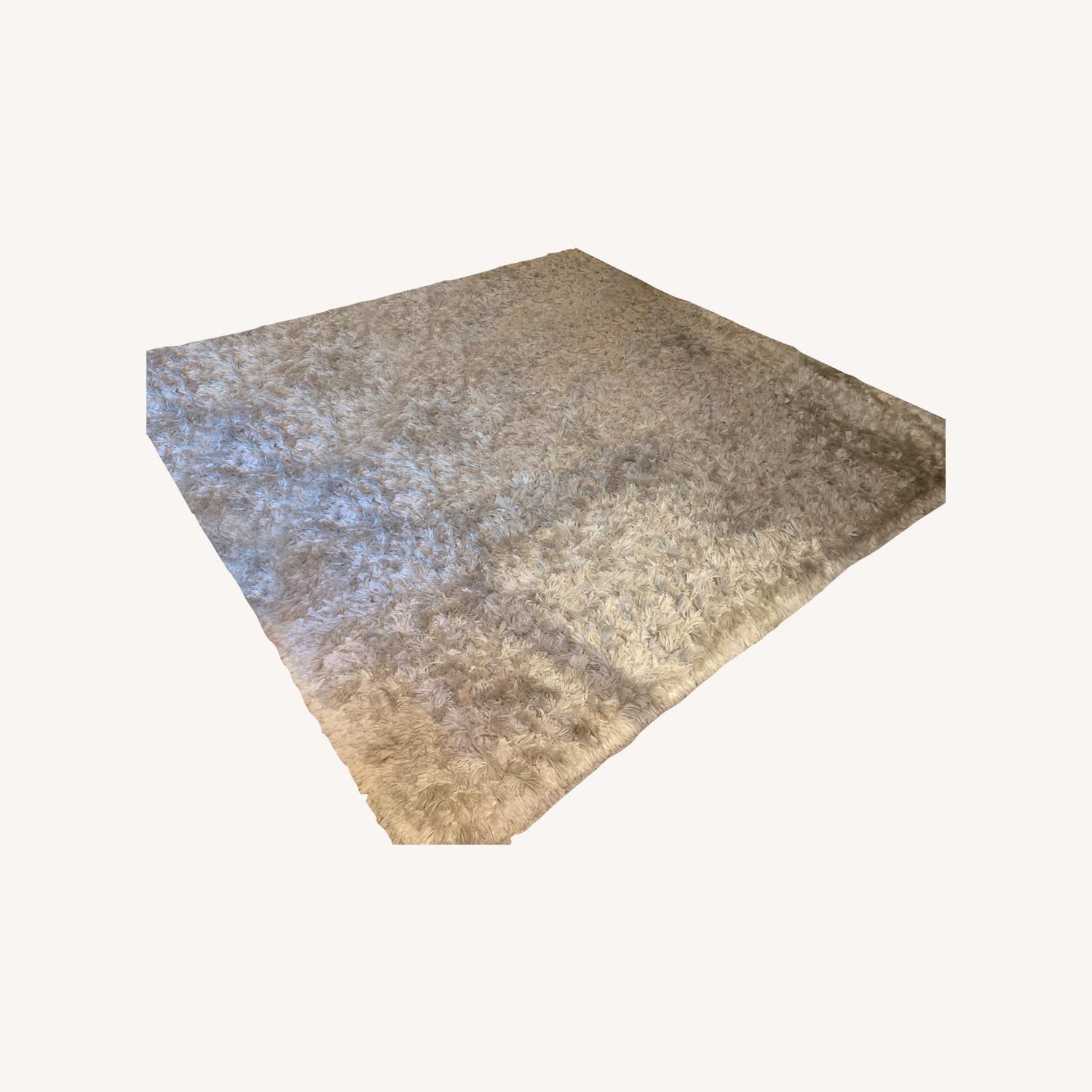 ABC Carpet & Home - White Banana Silk Shag Carpet 9X12 - image-3