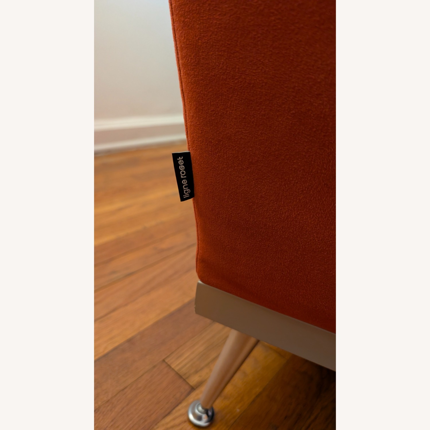 Ligne Roset Sectional Suade Sofa with Silver Legs - image-6