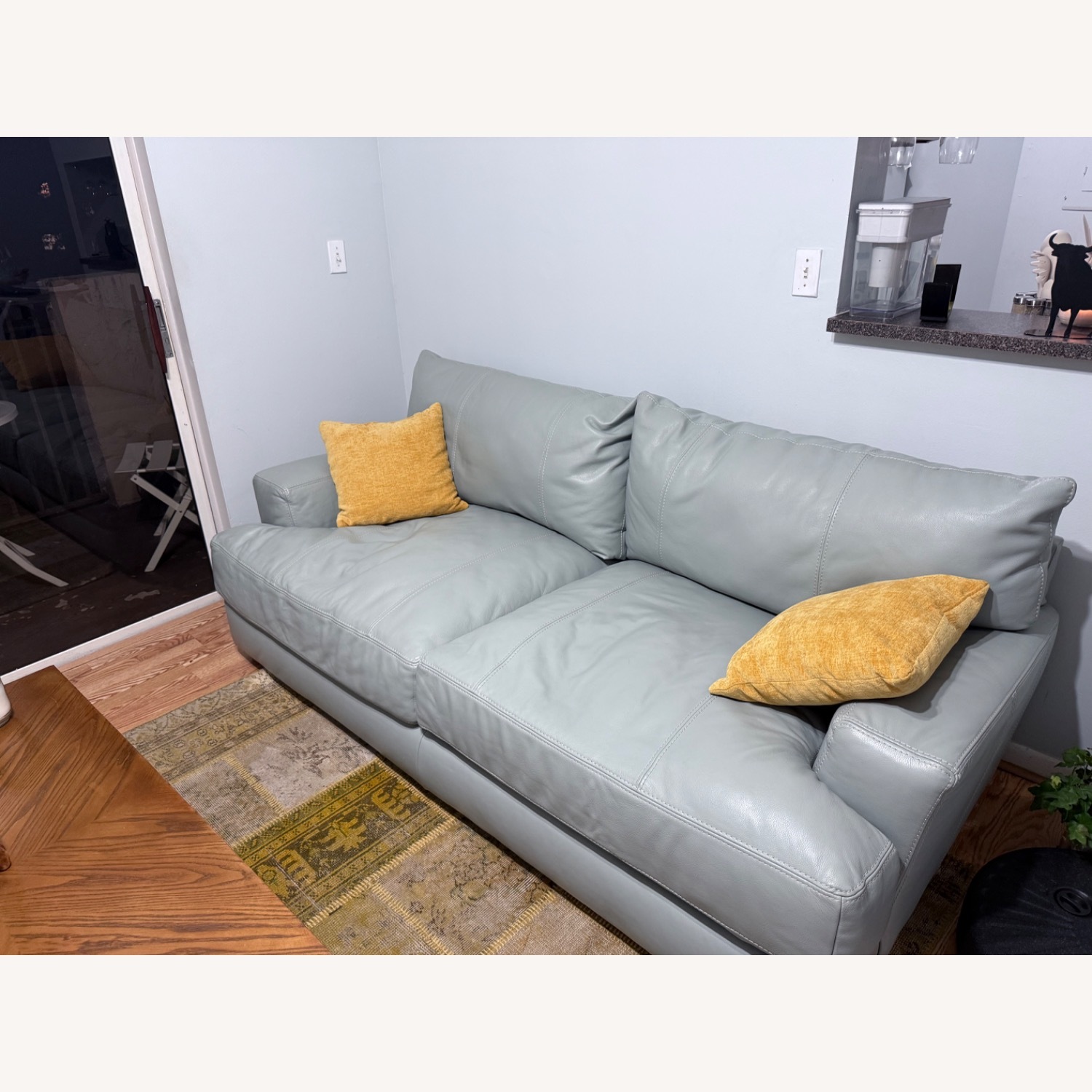 Ashley Furniture Leather Sofa - image-1