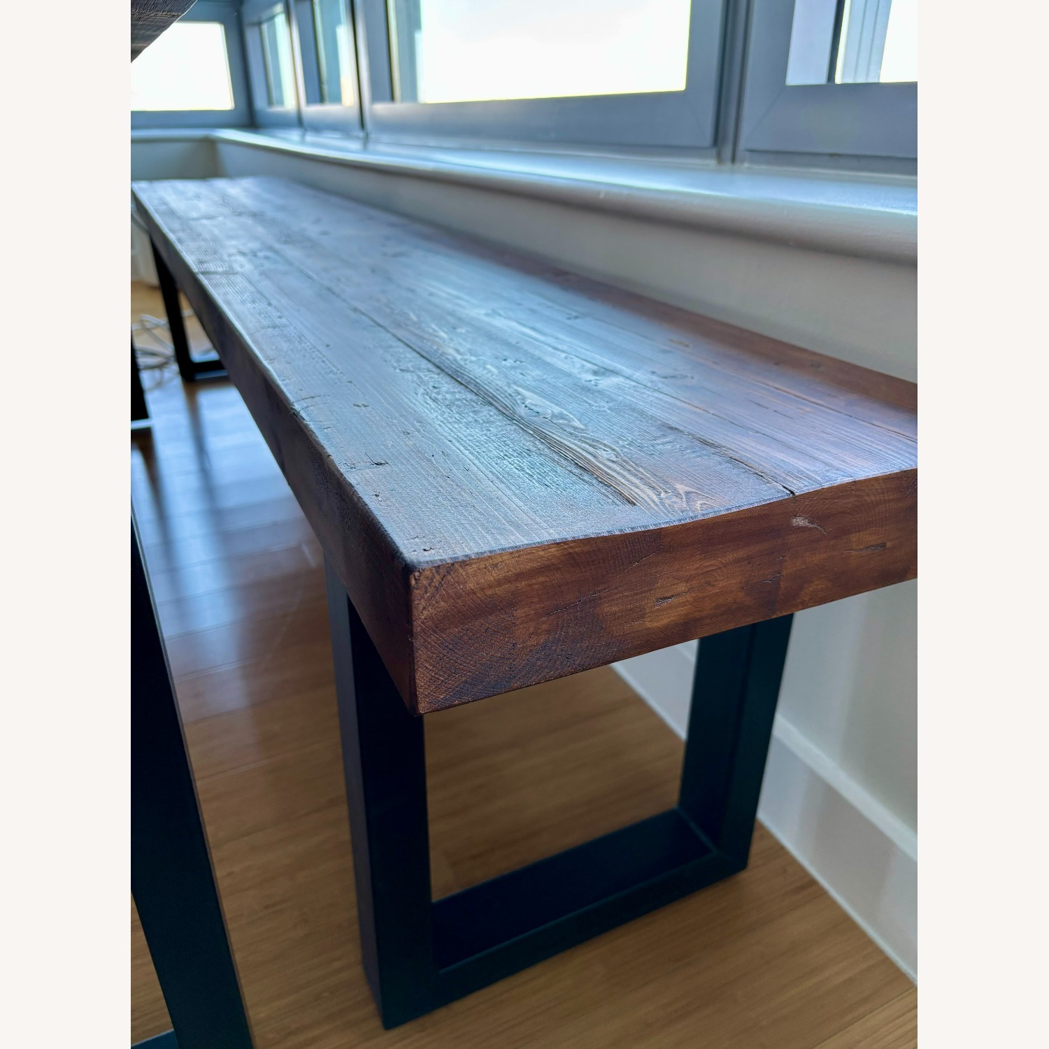 Pottery Barn Griffin Reclaimed Pine Dining Bench - image-4