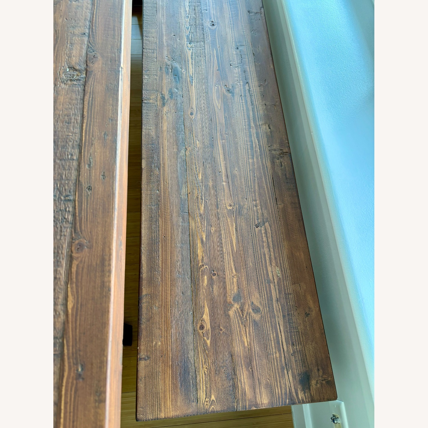 Pottery Barn Griffin Reclaimed Pine Dining Bench - image-3