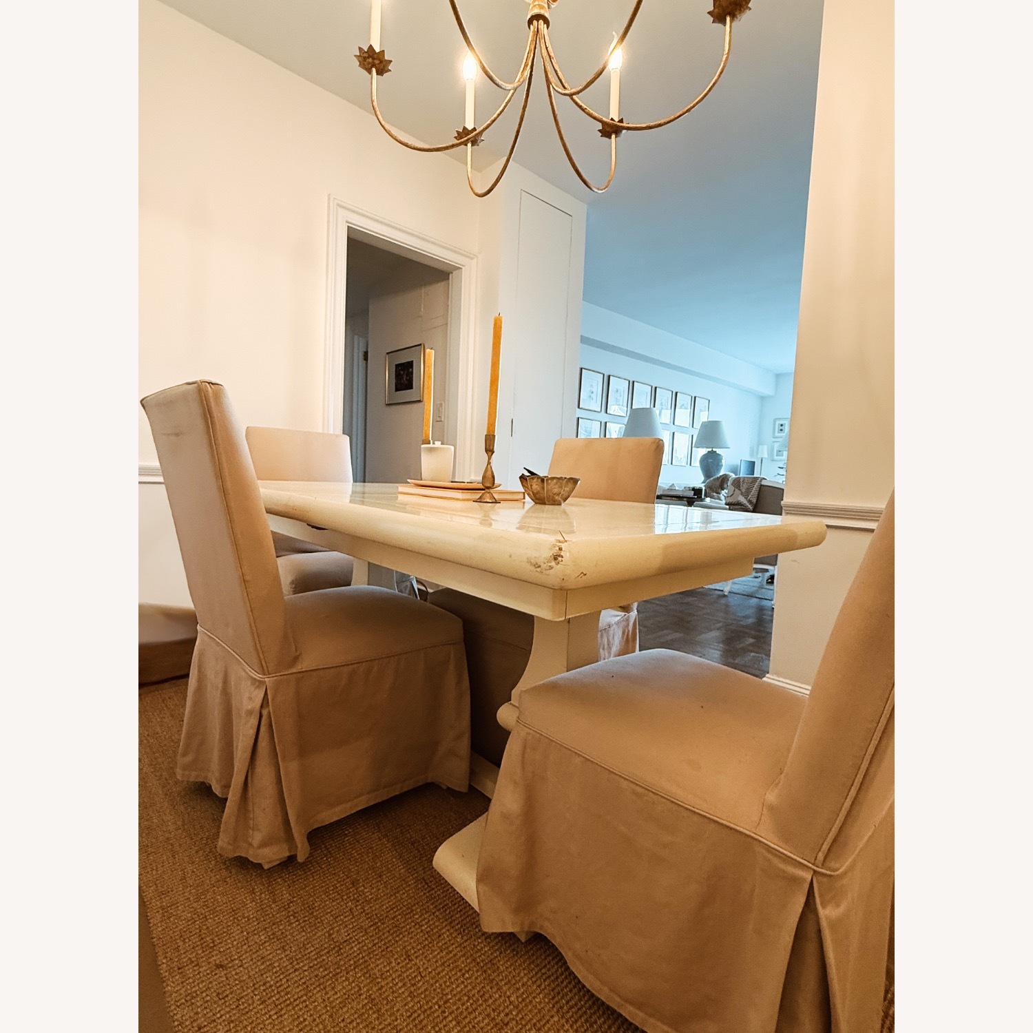 Ballard Designs Parsons Slipcovered Dining Chairs - image-6