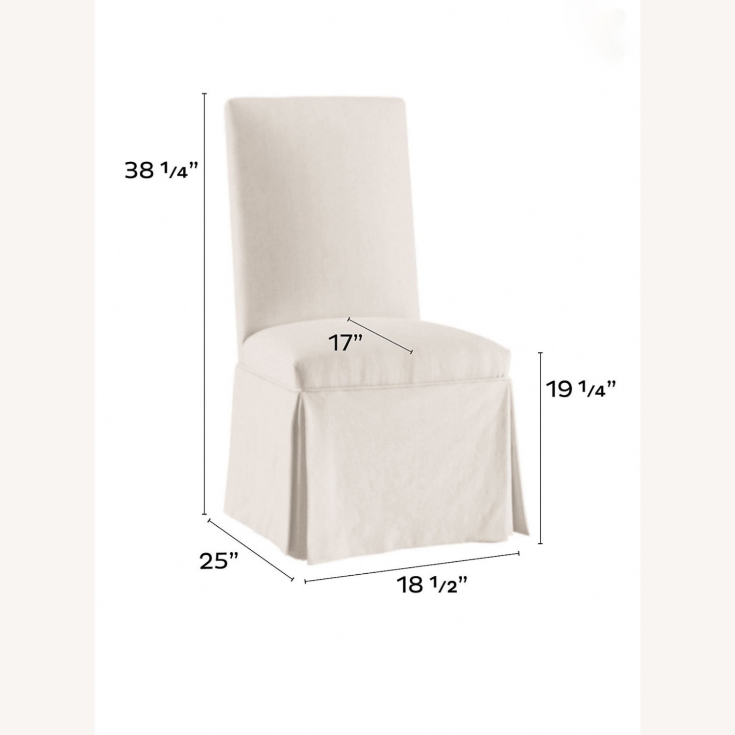 Ballard Designs Parsons Slipcovered Dining Chairs - image-2