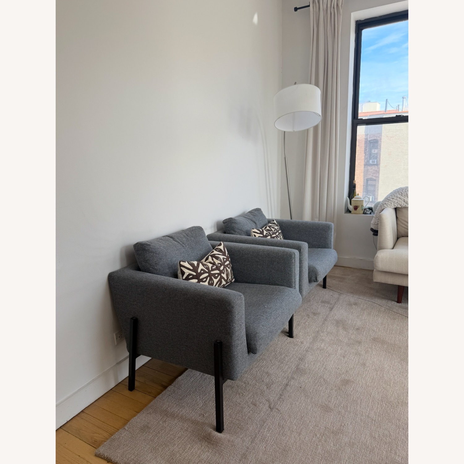 IKEA Koarp Armchairs Grey - image-2