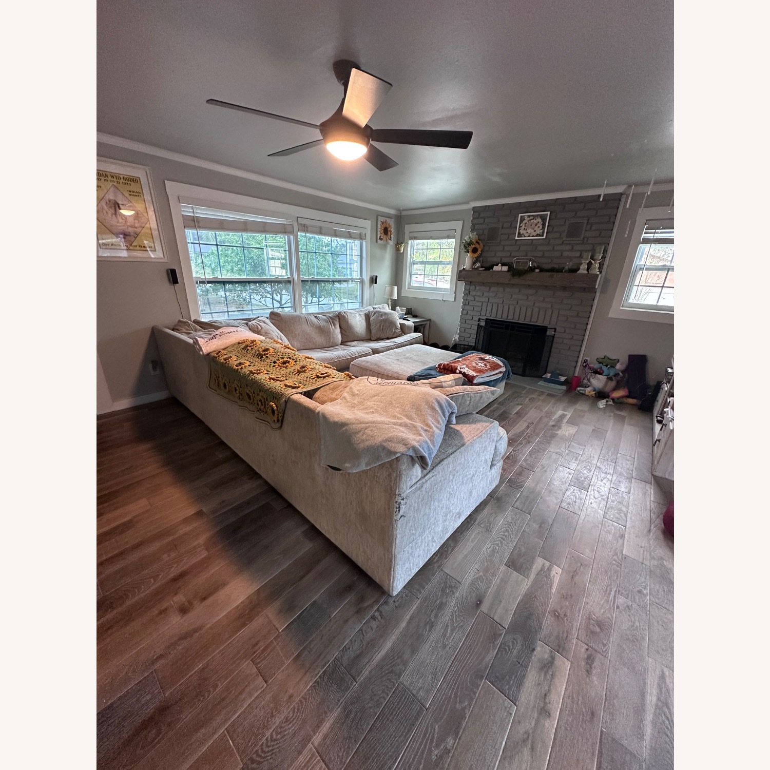 Ashley Furniture Rawcliffe Sectional and Ottoman - image-4