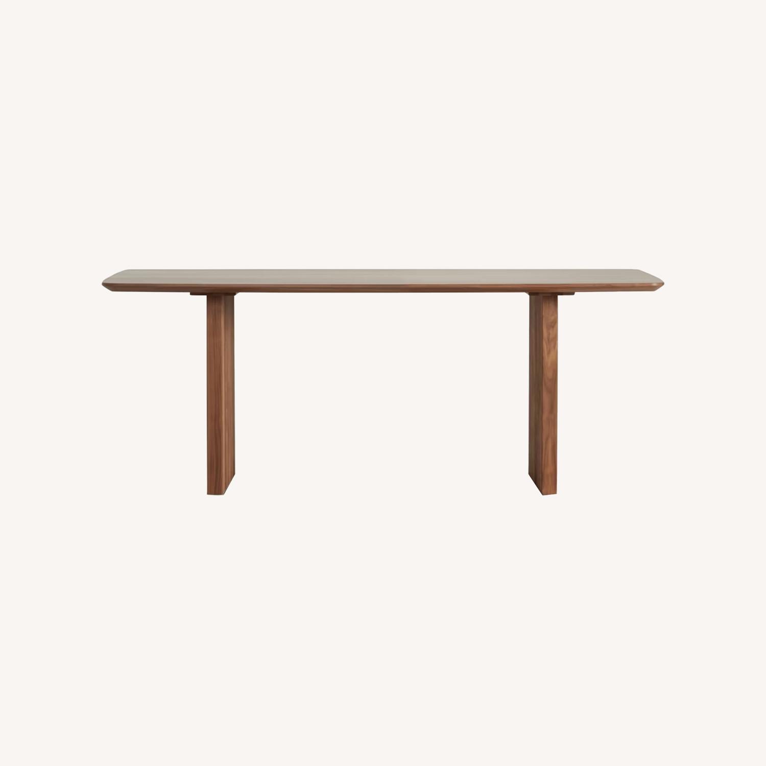 Design Within Reach Rectangle Walnut Dining Room Table - image-0