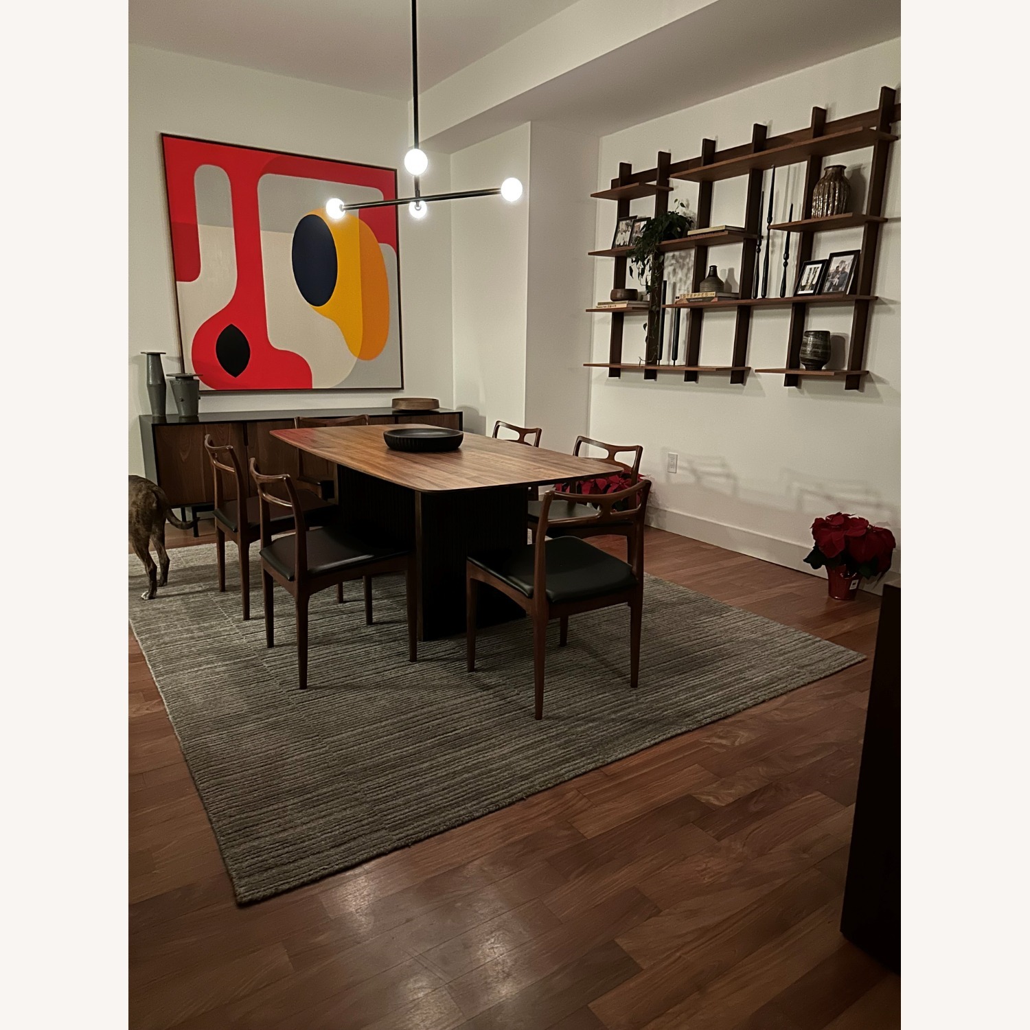 Design Within Reach Rectangle Walnut Dining Room Table - image-3