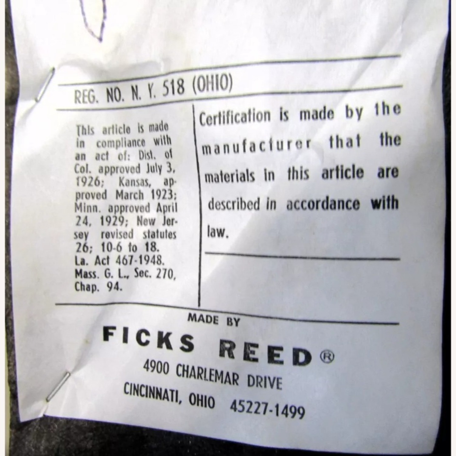 Vintage Ficks Reed Bamboo Rattan Armchair - image-9