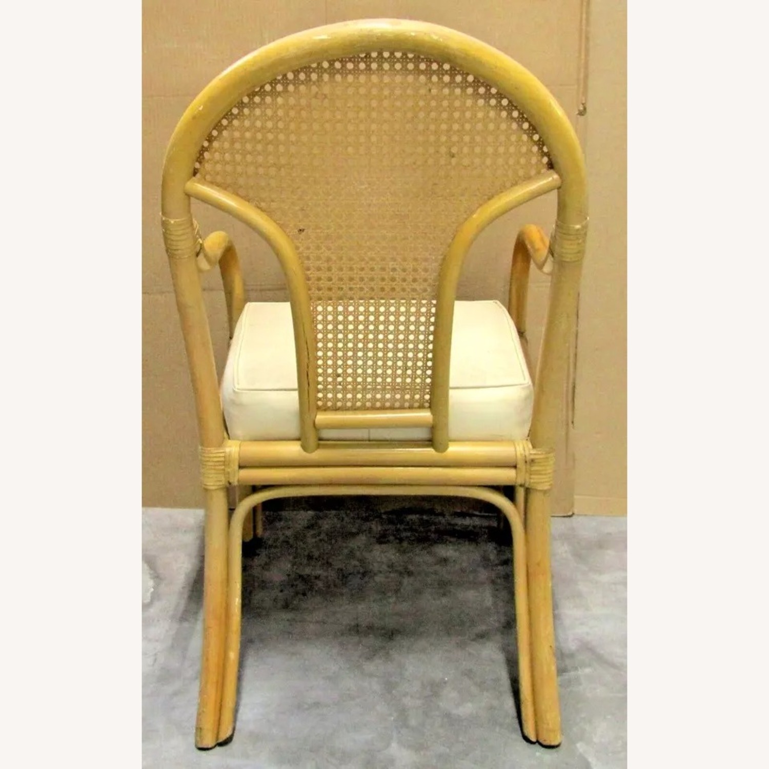 Vintage Ficks Reed Bamboo Rattan Armchair - image-5