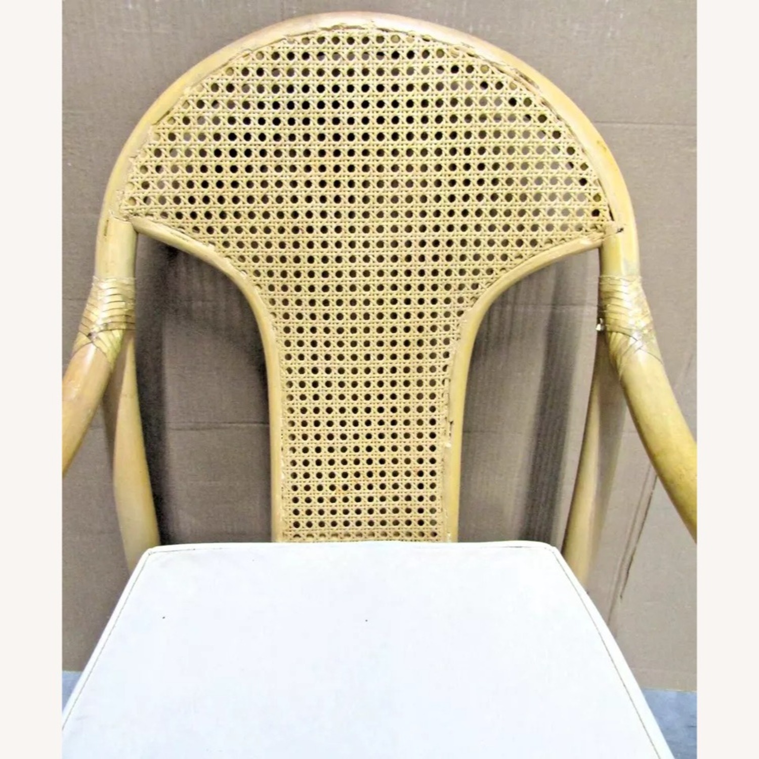 Vintage Ficks Reed Bamboo Rattan Armchair - image-3