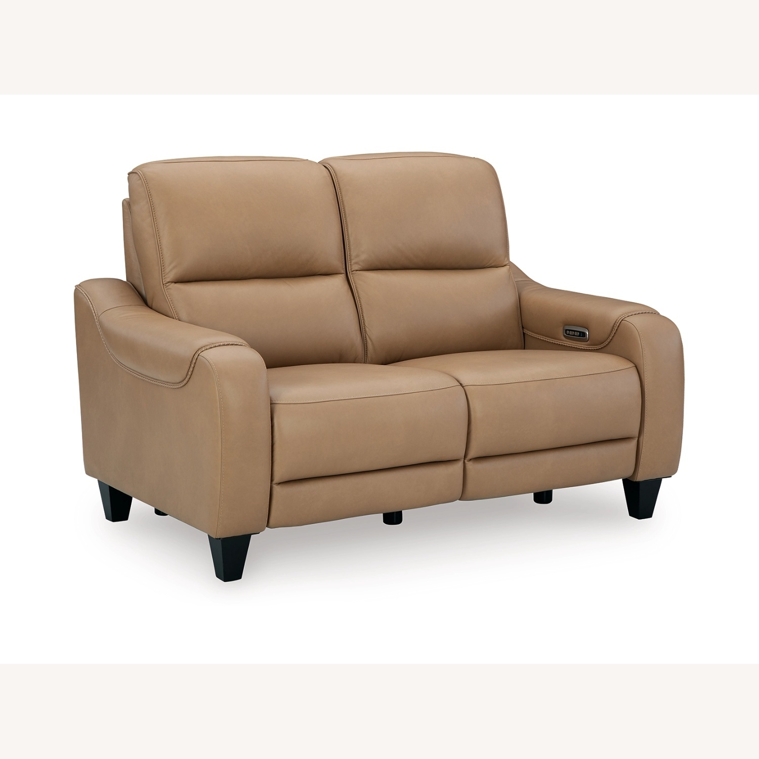 Ashley Furniture Mosswell Dual Power Reclining Leather Loveseat - image-4