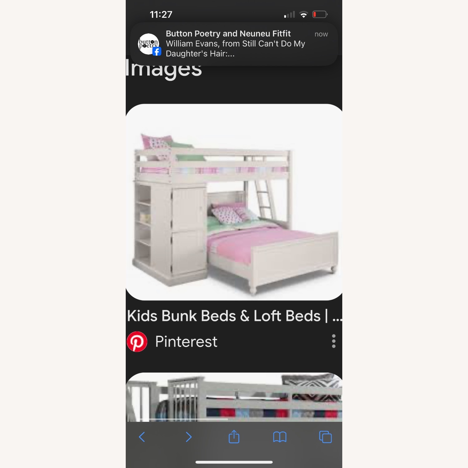 Wooden Bunked Bed with Storage - image-1