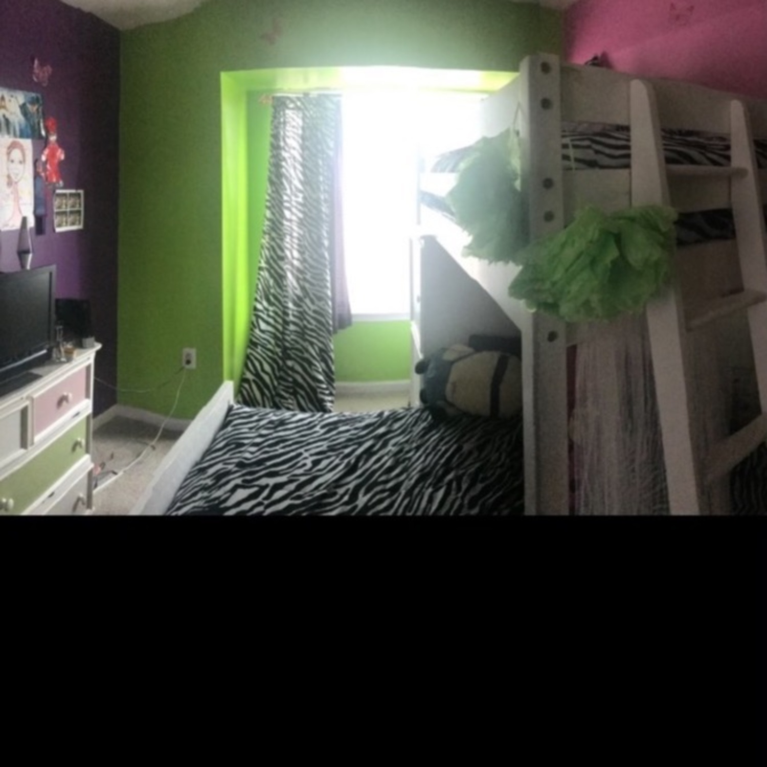 Wooden Bunked Bed with Storage - image-0