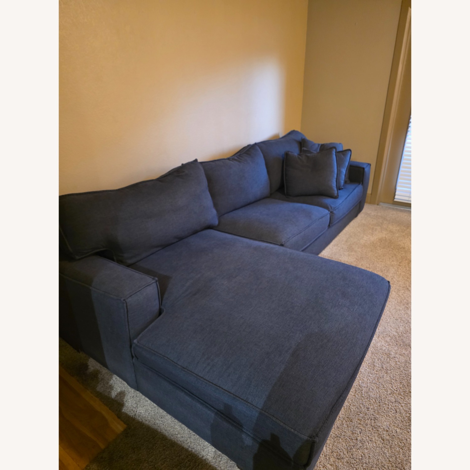 Dark Gray Sectional Sofa - image-2