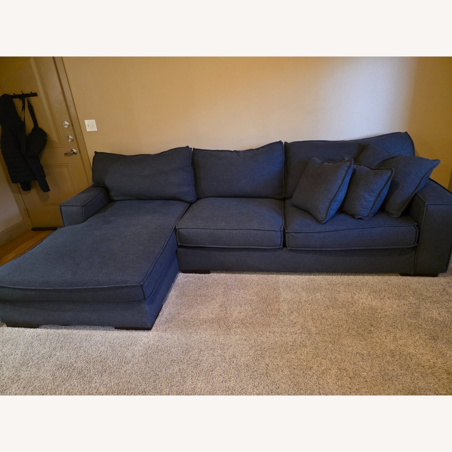 Dark Gray Sectional Sofa - image-3