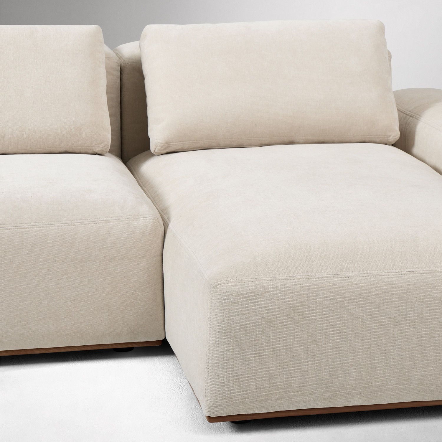 West Elm Quinten 3-Piece Chaise Sectional (130") - image-1