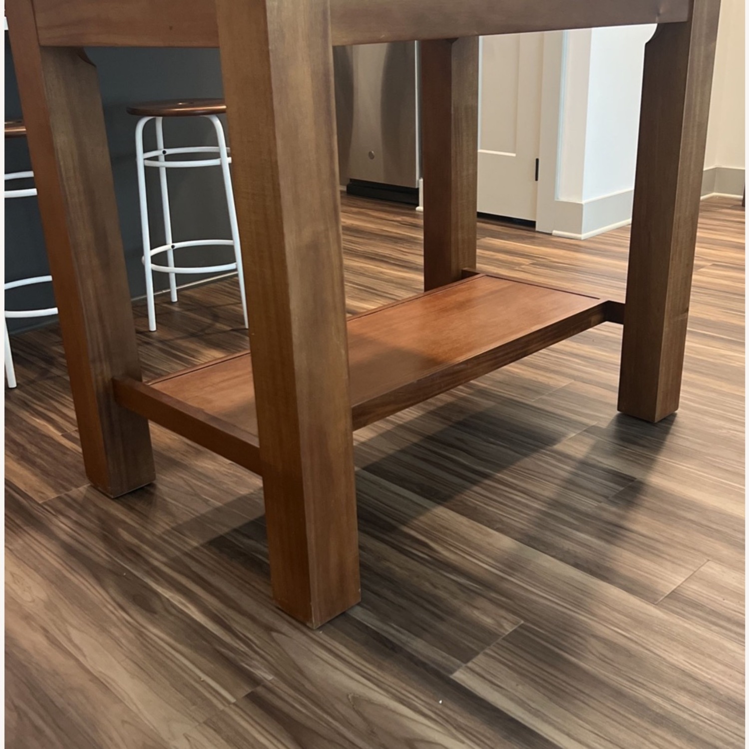 West Elm Rustic Kitchen Island/ Counter - image-8