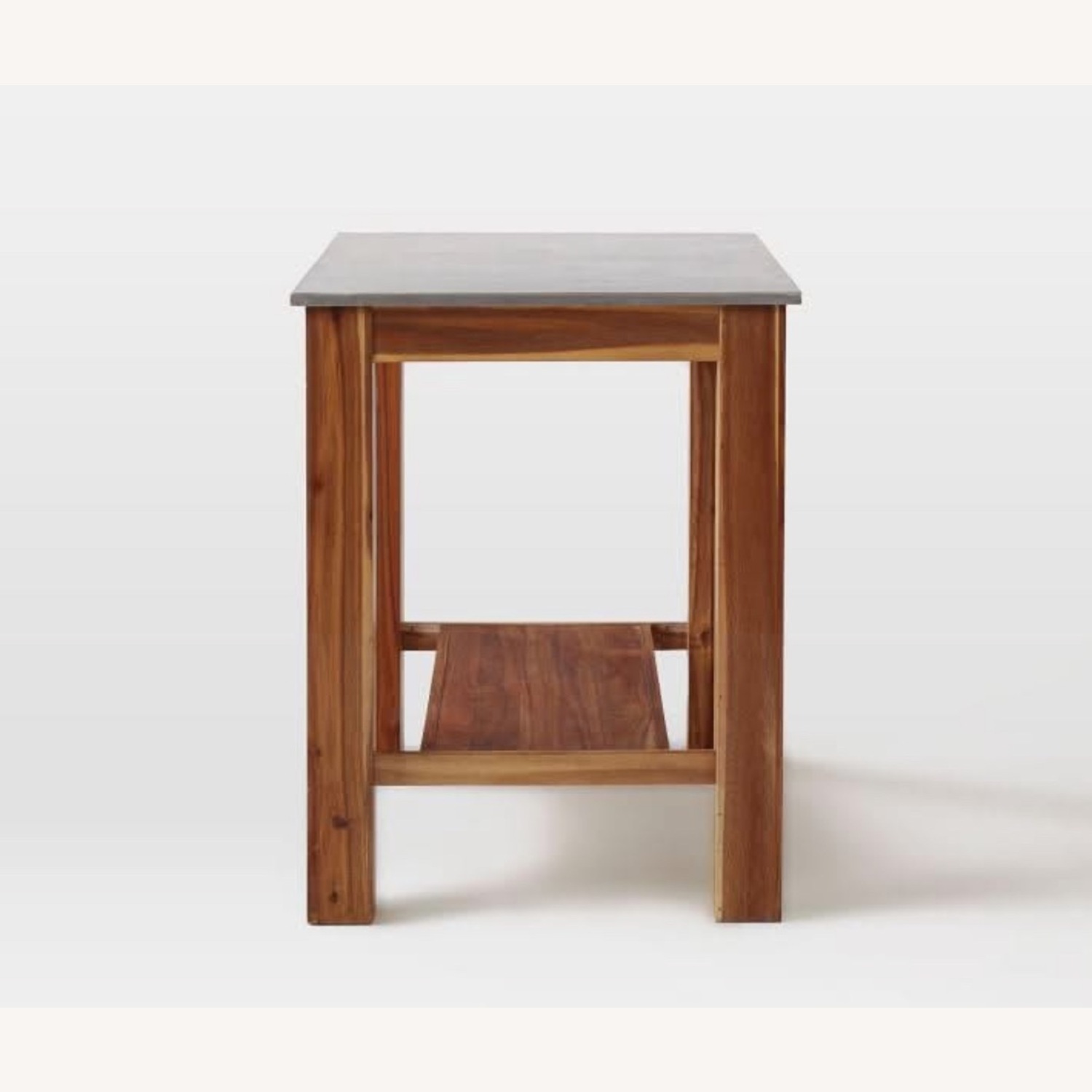 West Elm Rustic Kitchen Island/ Counter - image-1