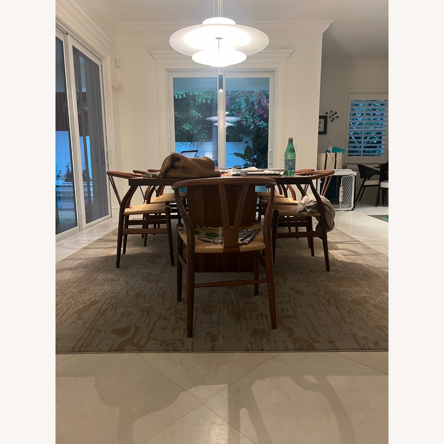 Textured Light Wool Area Rug 9X12 - image-3