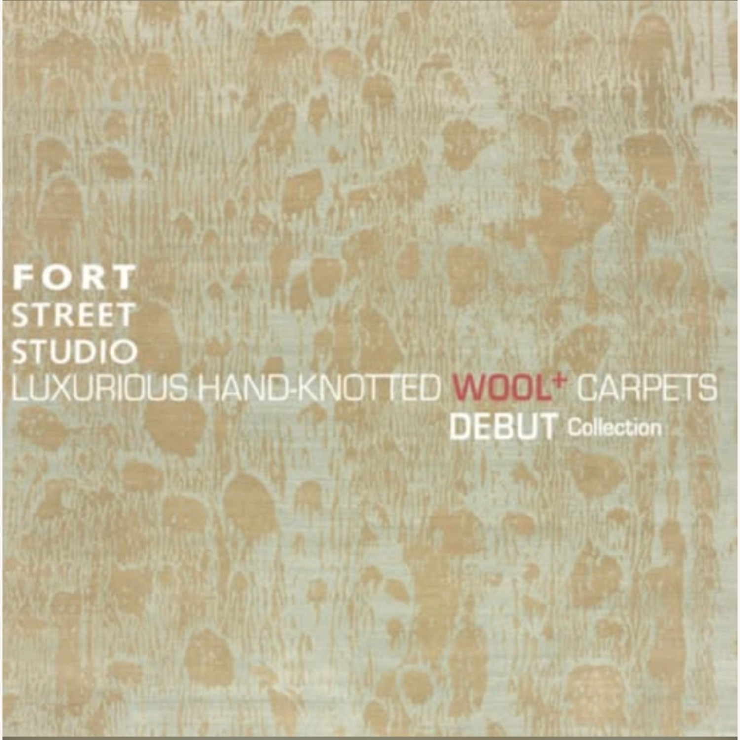 Textured Light Wool Area Rug 9X12 - image-1