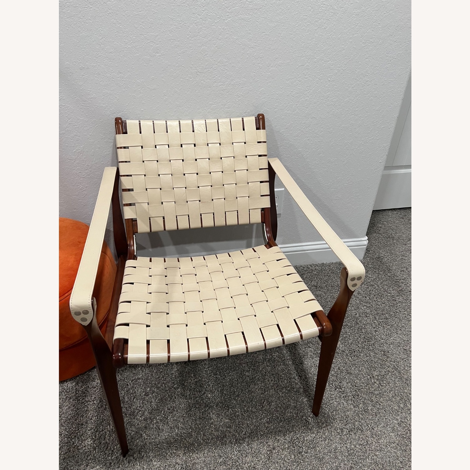 Safavieh Couture Dilan Leather Safari Chair - image-3