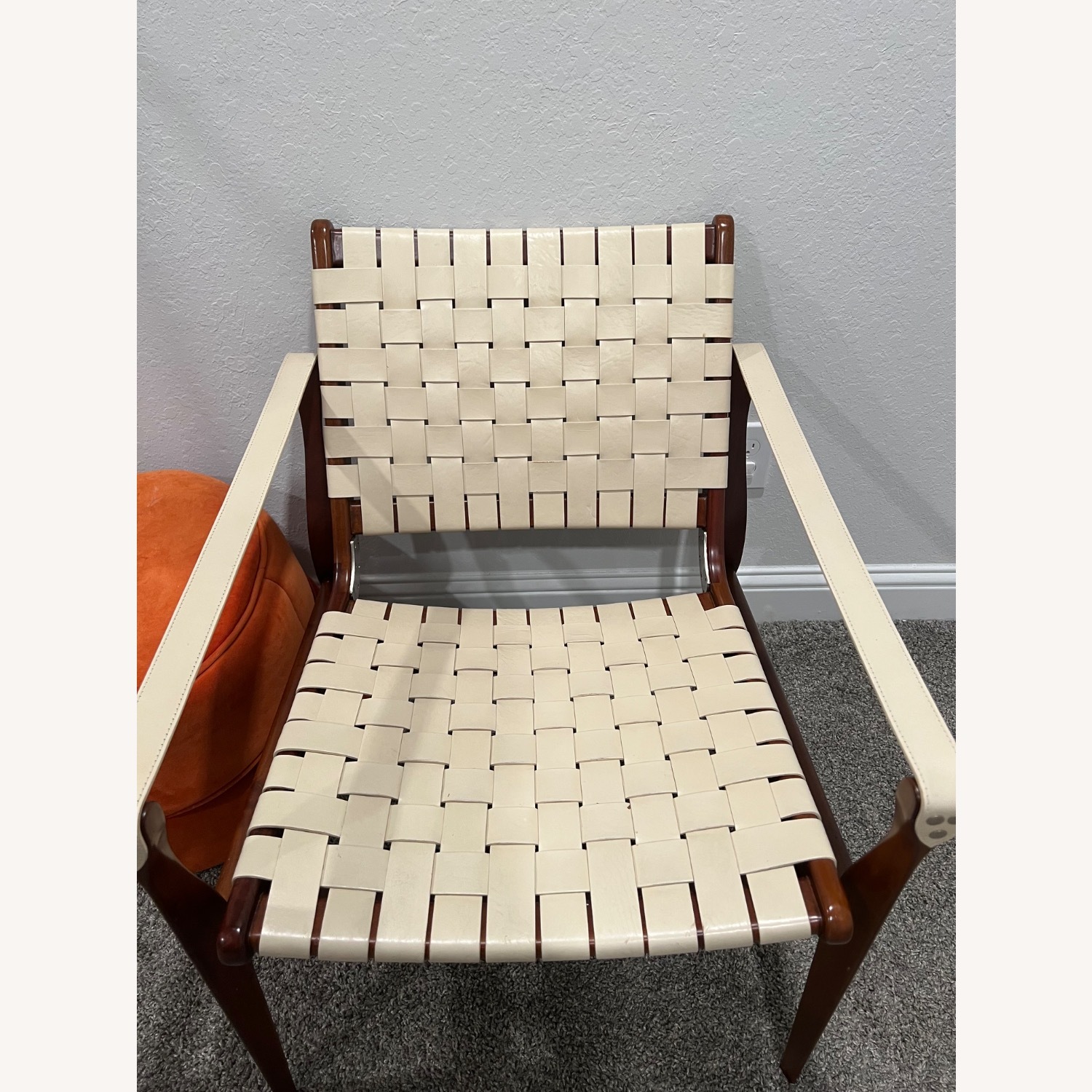 Safavieh Couture Dilan Leather Safari Chair - image-1